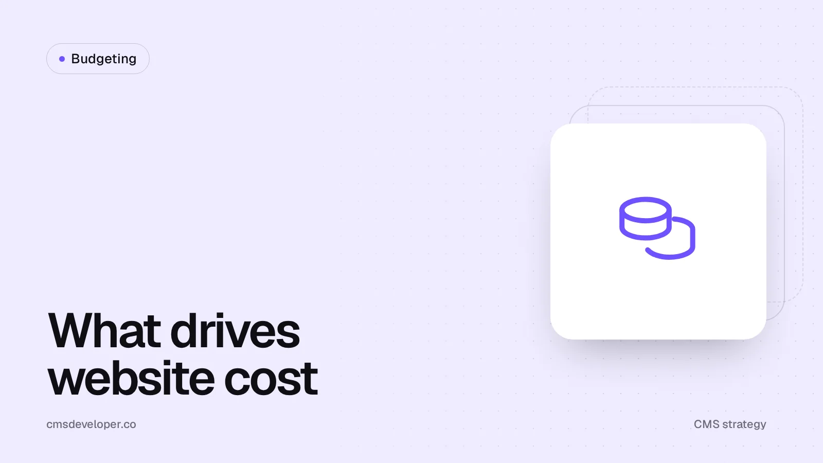How much does a CMS website cost? What really drives the price