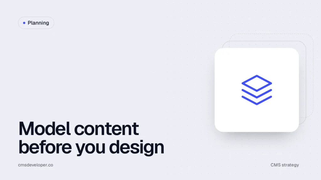Content modelling: the step most website projects skip