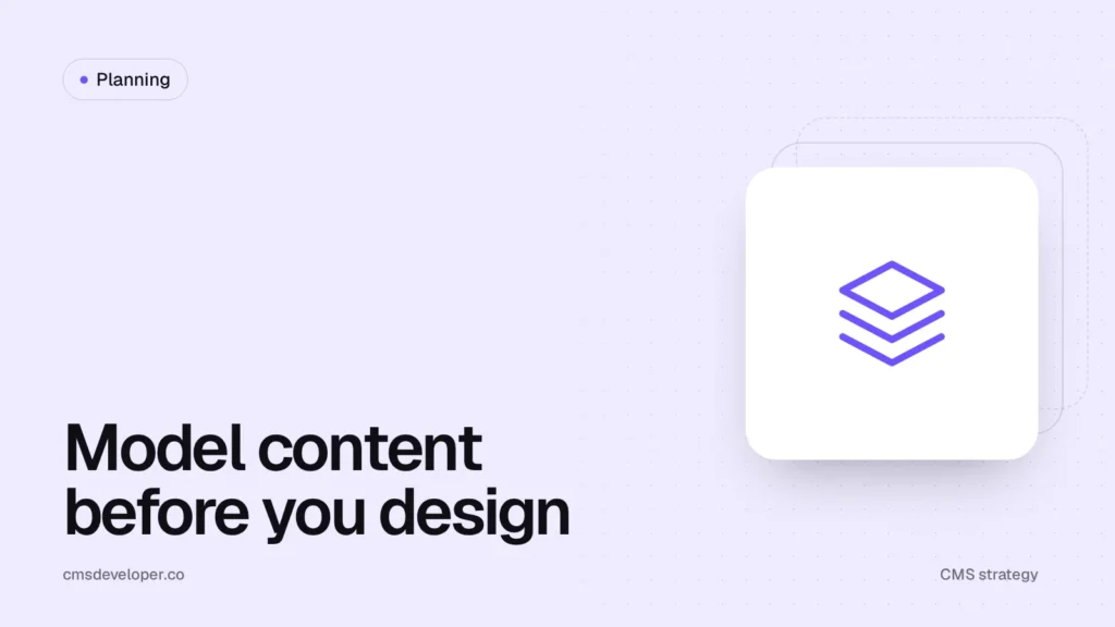 Content modelling: the step most website projects skip