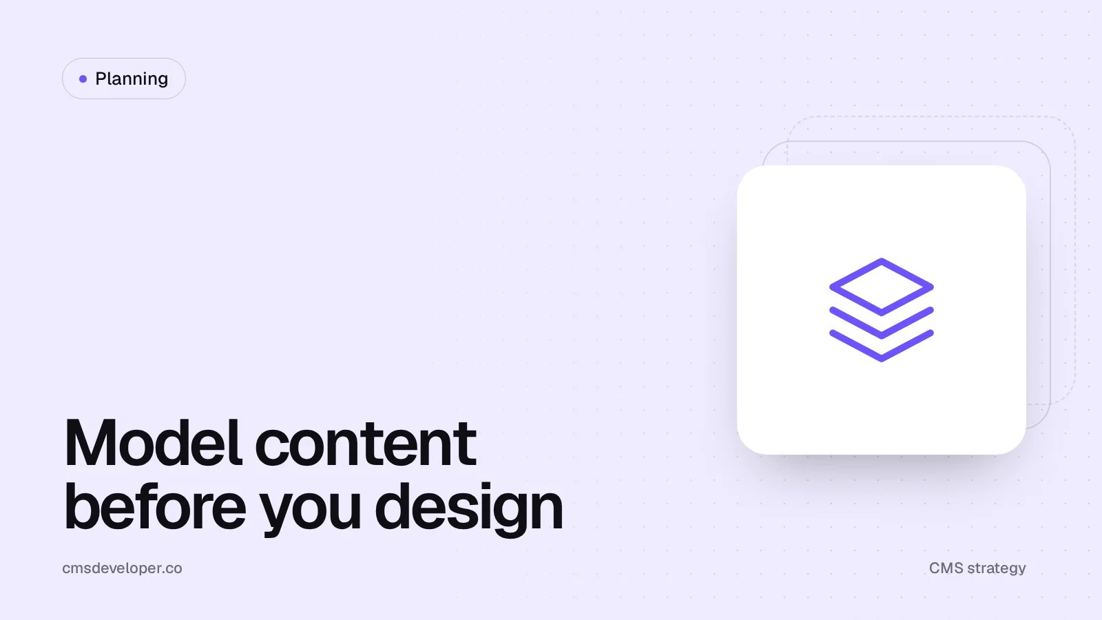 Content modelling: the step most website projects skip