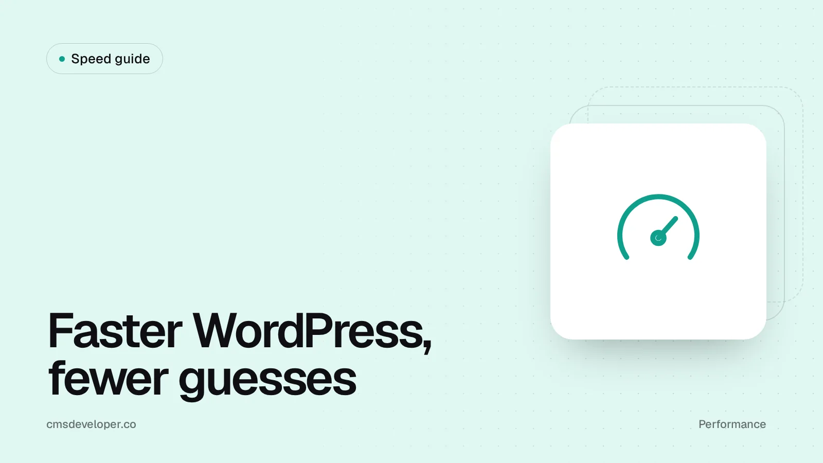 Core Web Vitals on WordPress: a practical speed guide