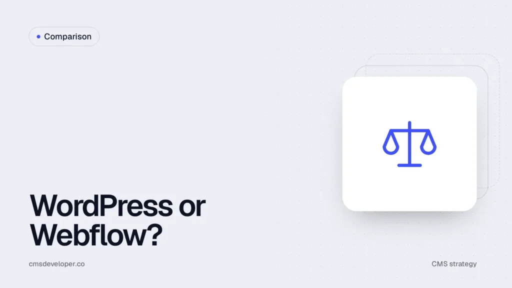 WordPress vs Webflow: which is right for your marketing team?